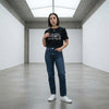 Minimalist Vintage Graphic Cotton T-Shirt